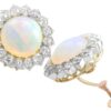 Victorian Opal Diamond Earrings