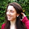 Antique Opal Earrings Being Worn