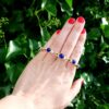 Sapphire Diamond Bracelet Outside