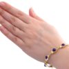 Wearing Sapphire Bracelet