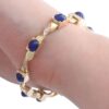 Basaltic Sapphire Bracelet On Hand