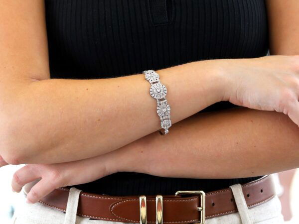 Art Deco Bracelet Wearing Social Image