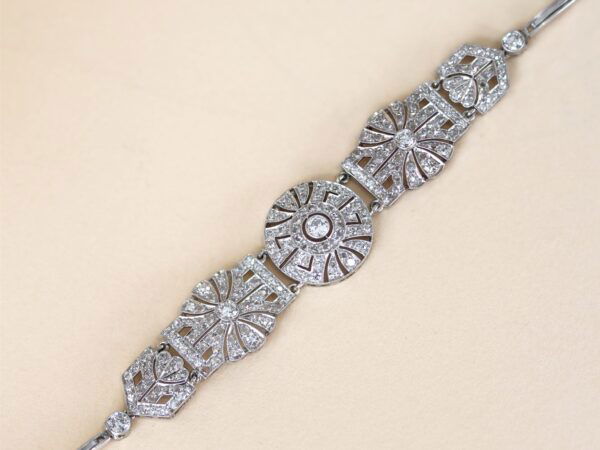 1940s Art Deco Diamond Bracelet