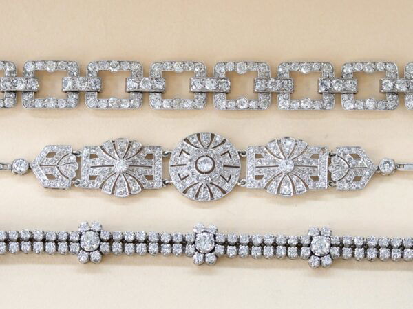 Trio of Diamond Bracelets