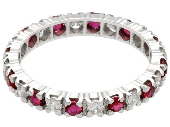 Ruby and Diamond Eternity Ring