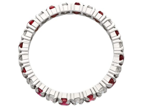 Ruby and Diamond Eternity Ring