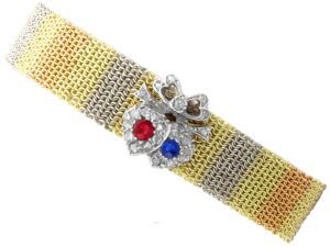 Victorian Tri Colour Gold Bracelet