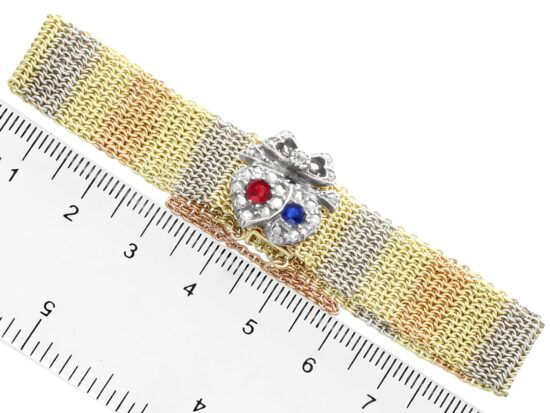 Mesh Bracelet Measurement With Ruler