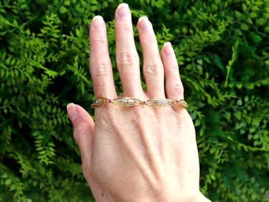 Gold Bracelet Outside