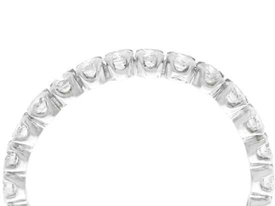 1970s 18ct White Gold Full Eternity Ring setting