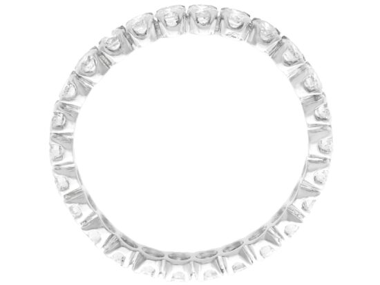 1970s 18ct White Gold Full Eternity Ring