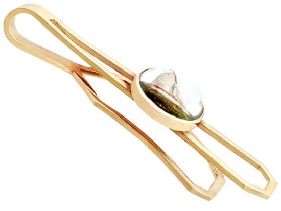 Essex crystal 1940s Gents Tie Clip