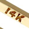 1940s Gents Tie Clip hallmark