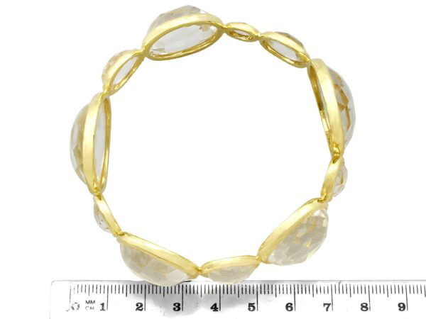Rock Crystal Bangle Measurement View
