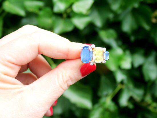 Three Sapphire Ring Design