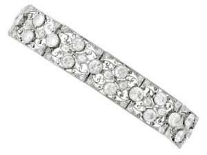 Antique French Diamond Platinum Bracelet