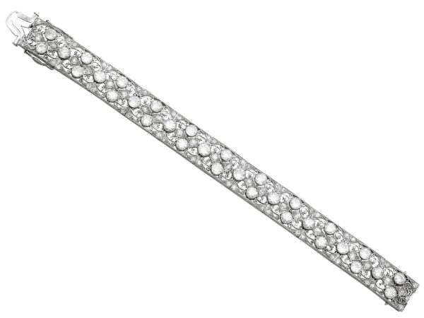 Antique French Platinum Back Detail