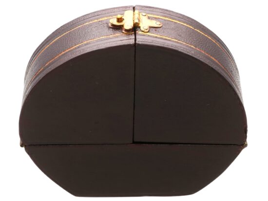 Victorian opal and diamond yellow gold bangle box closed