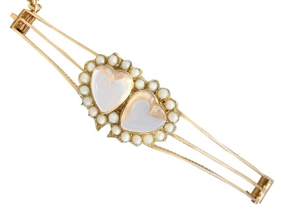 Victorian rose gold bangle