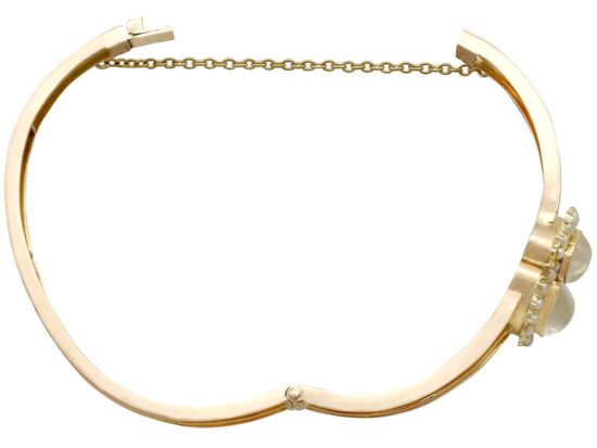 Bangle fastening close-up