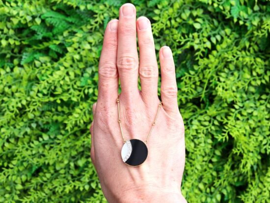 onyx pendant outside