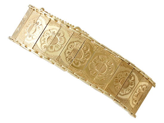 Vintage 9ct Yellow Gold Bracelet