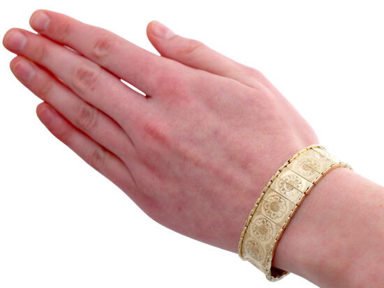 Yellow Gold Bracelet Wrist View