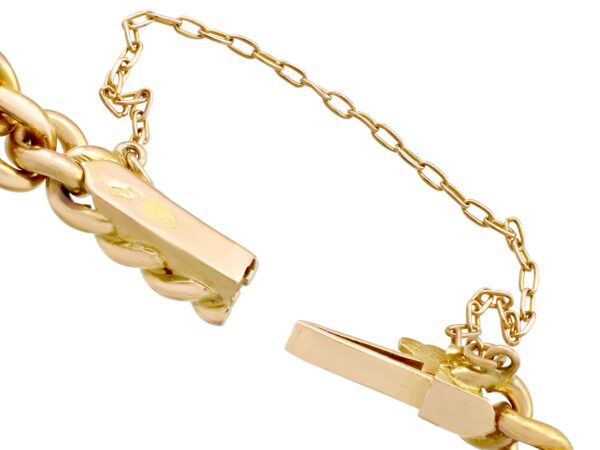Ruby Diamond Bracelet Clasp Open