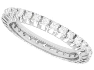 18ct White Gold Full Eternity Ring