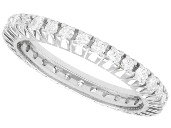 18ct White Gold Full Eternity Ring