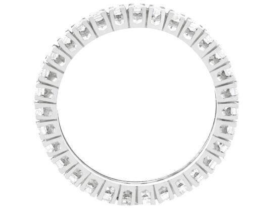 setting of 18ct White Gold Full Eternity Ring