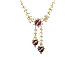 Antique Pearl and Crystal Necklace