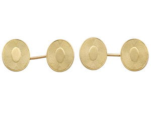 Antique Victorian 15ct Yellow Gold Cufflinks