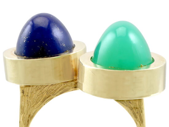 Lapis Lazuli Ring Detail View