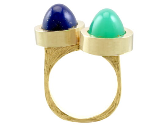 Chrysoprase Ring Detail