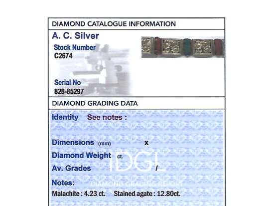 IDGL Gemstone Grading Card Included