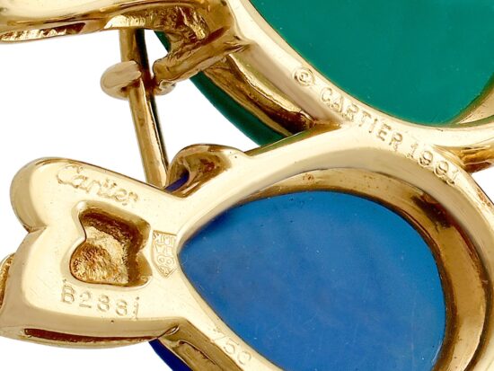 Cartier Hallmark Brooch Detail