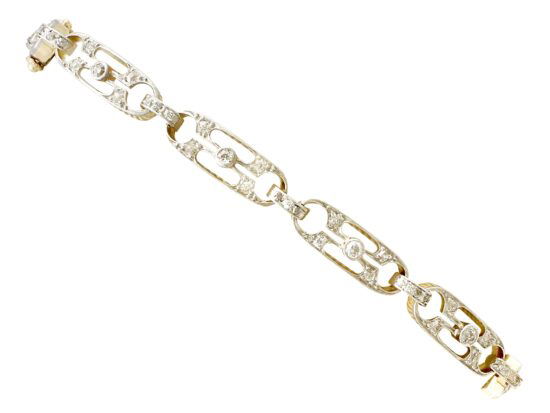 Edwardian Diamond Yellow Gold Bracelet