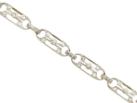 Antique Yellow Gold Diamond Bracelet