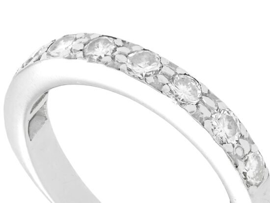 Vintage Diamond Half Eternity Ring