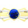 Lapis Lazuli Brooch in Gold