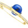 Lapis Lazuli Brooch in Gold