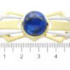 Lapis Lazuli Brooch in Gold size