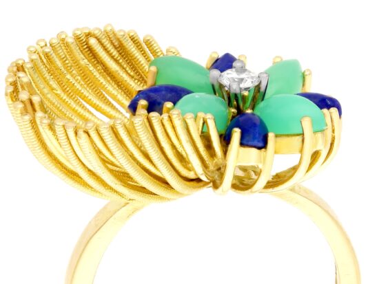 Vintage Cocktail Ring Close Up