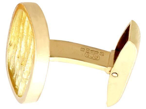 gold georg jensen cufflinks