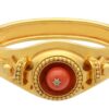 Victorian Coral Bangle Detail