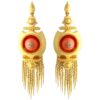 Victorian Coral Earrings
