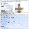 IDGL Diamond Grading Report Card