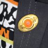 Victorian Coral Brooch On Blazer