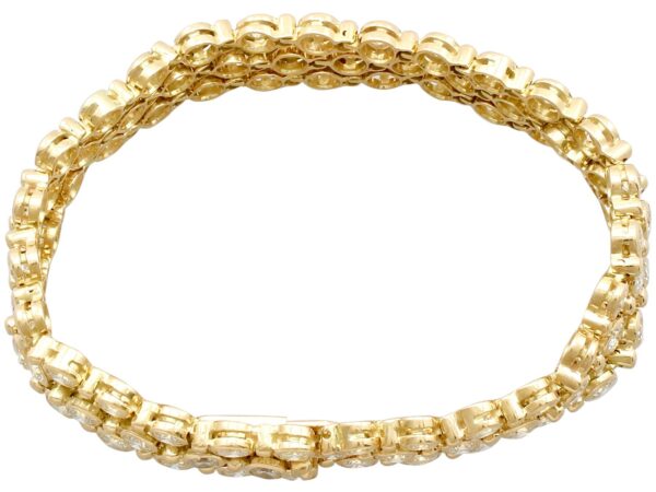 gold diamond bracelet